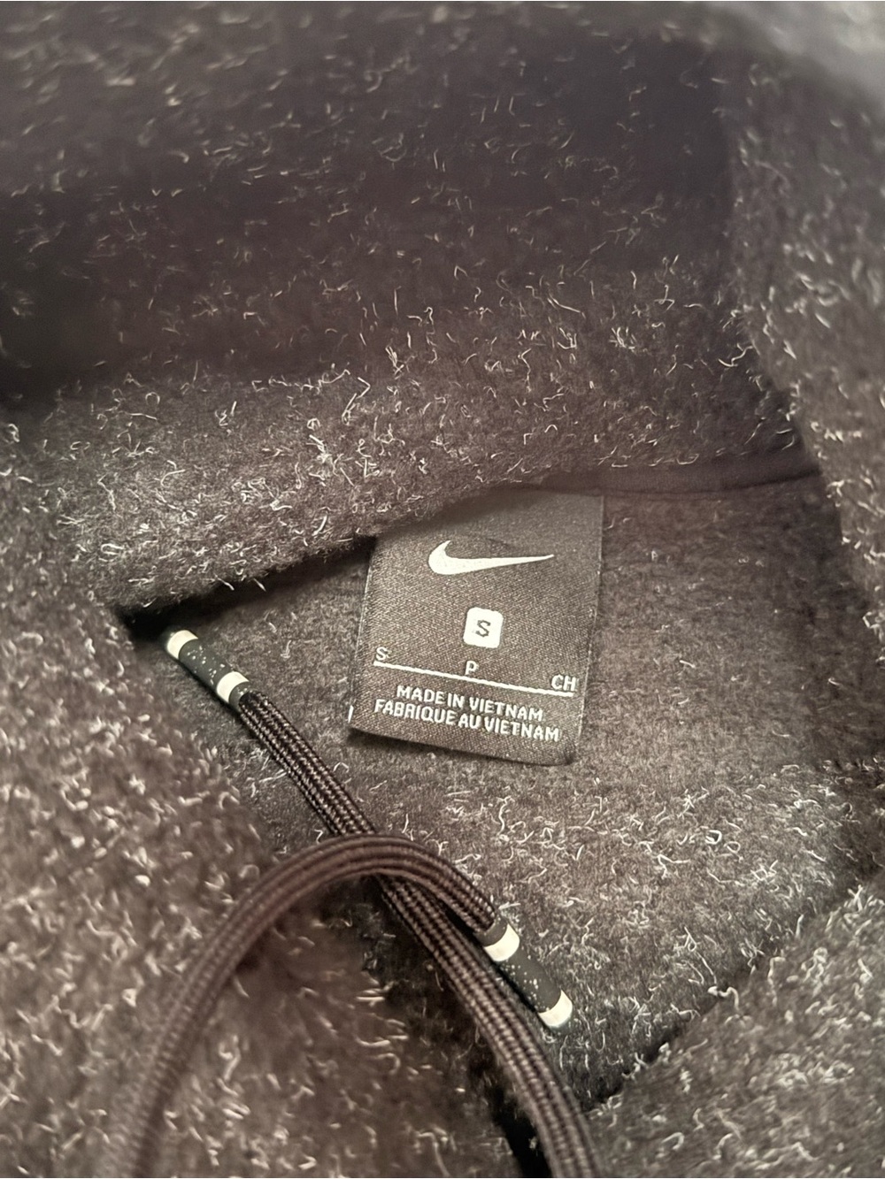 NWT- Nike Therma High-Neck Fleece Pullover Sweater - Dark Charcoal Sz Small - Picture 8 of 12